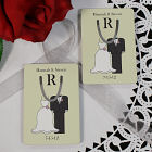 Personalized Bride And Groom Wedding Favor Bookmark  U56395